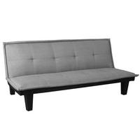 3ER-SOFA Hellgrau - Hellgrau, Textil (170/75/85cm) - MCW