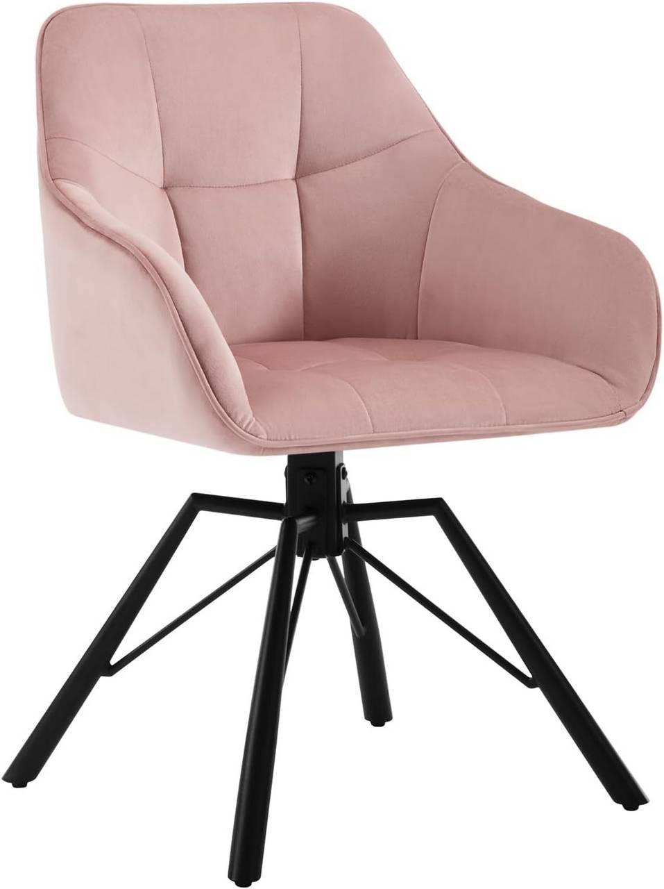 Woltu Armlehnstuhl Rosa 57x82.5x54 cm
