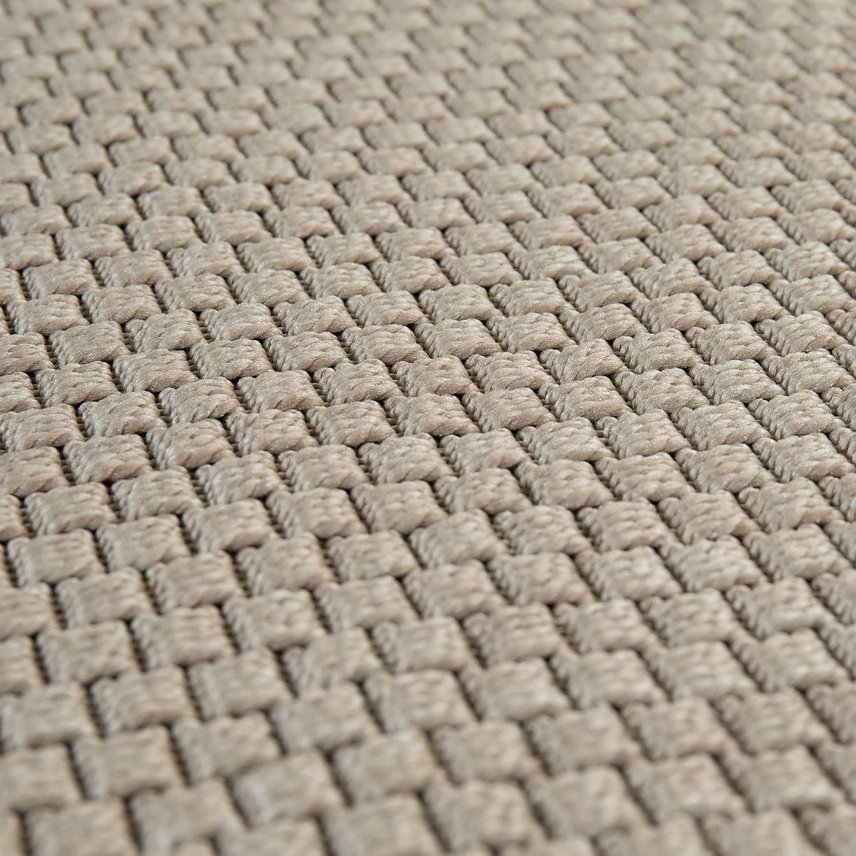 OUTDOOR Teppich Natur Balkon, Terrasse schmutzabweisend Beige Rechteckig 120x160 - Beige, Textil (120/160cm) - KADIMA DESIGN