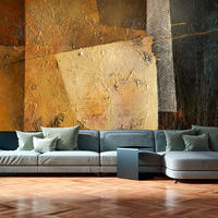 VLIESTAPETE Gold 500/280 cm - Goldfarben/Schwarz, Textil (500/1cm) - KUNSTLOFT