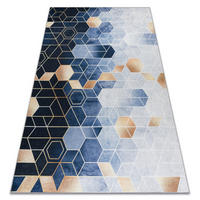 TEPPICH Andre 120/170 cm - Blau, Textil (120/170cm) - rugsX