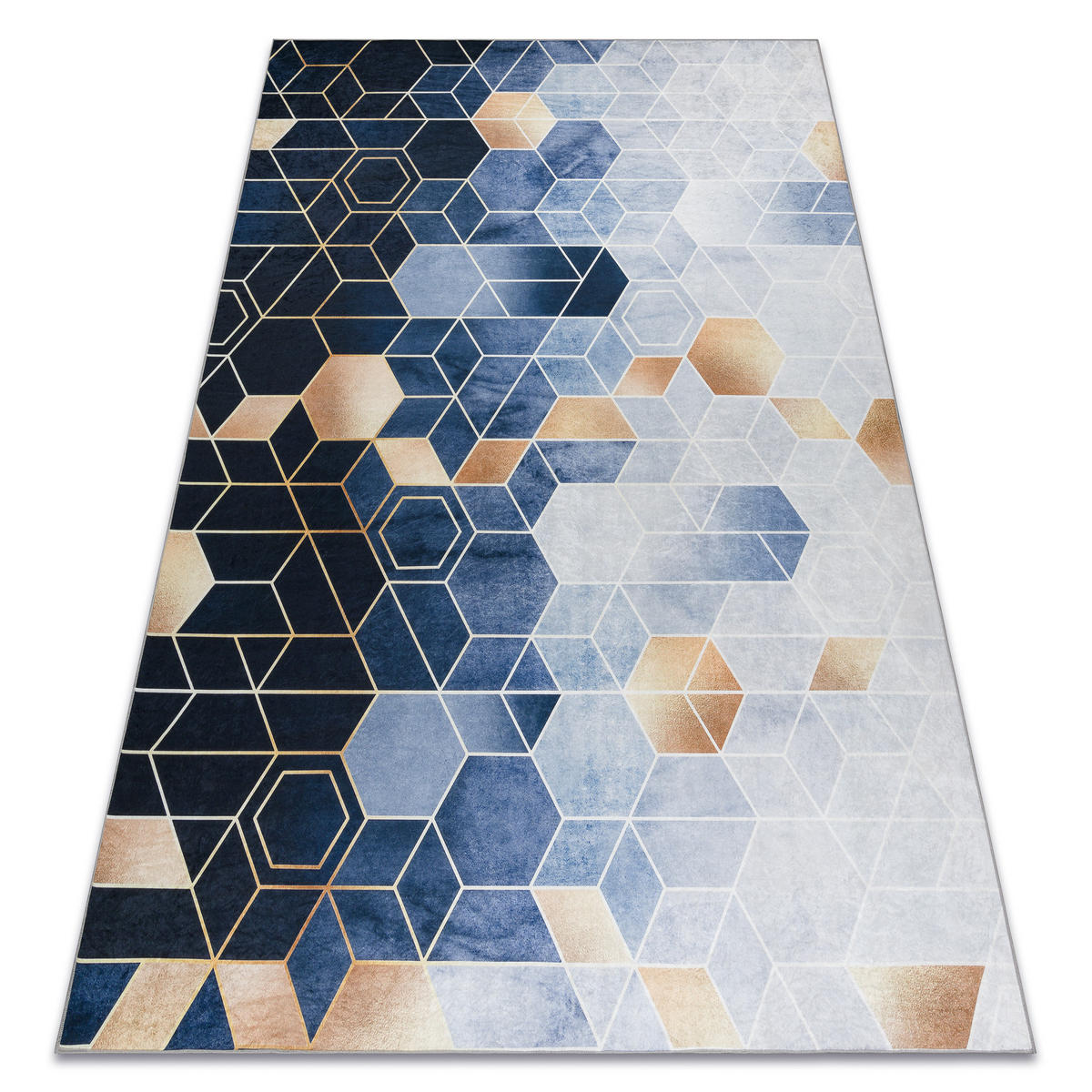 TEPPICH Andre 120/170 cm - Blau, Textil (120/170cm) - rugsX