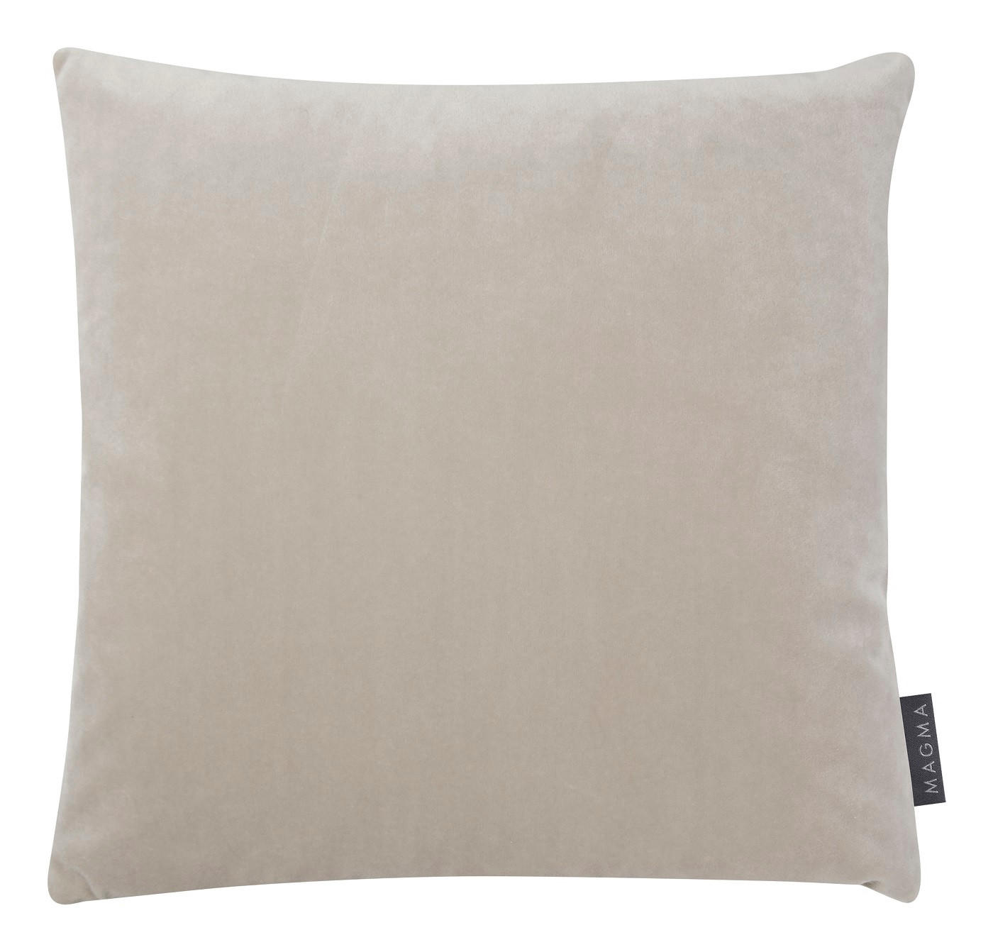 KISSENHÜLLE Samt Uni - Beige, Textil (40/40cm) - Magma Heimtexx