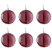 KERZE (6er-Set) Bubbles - Bordeaux, Paraffin (6/6/6cm) - Butlers