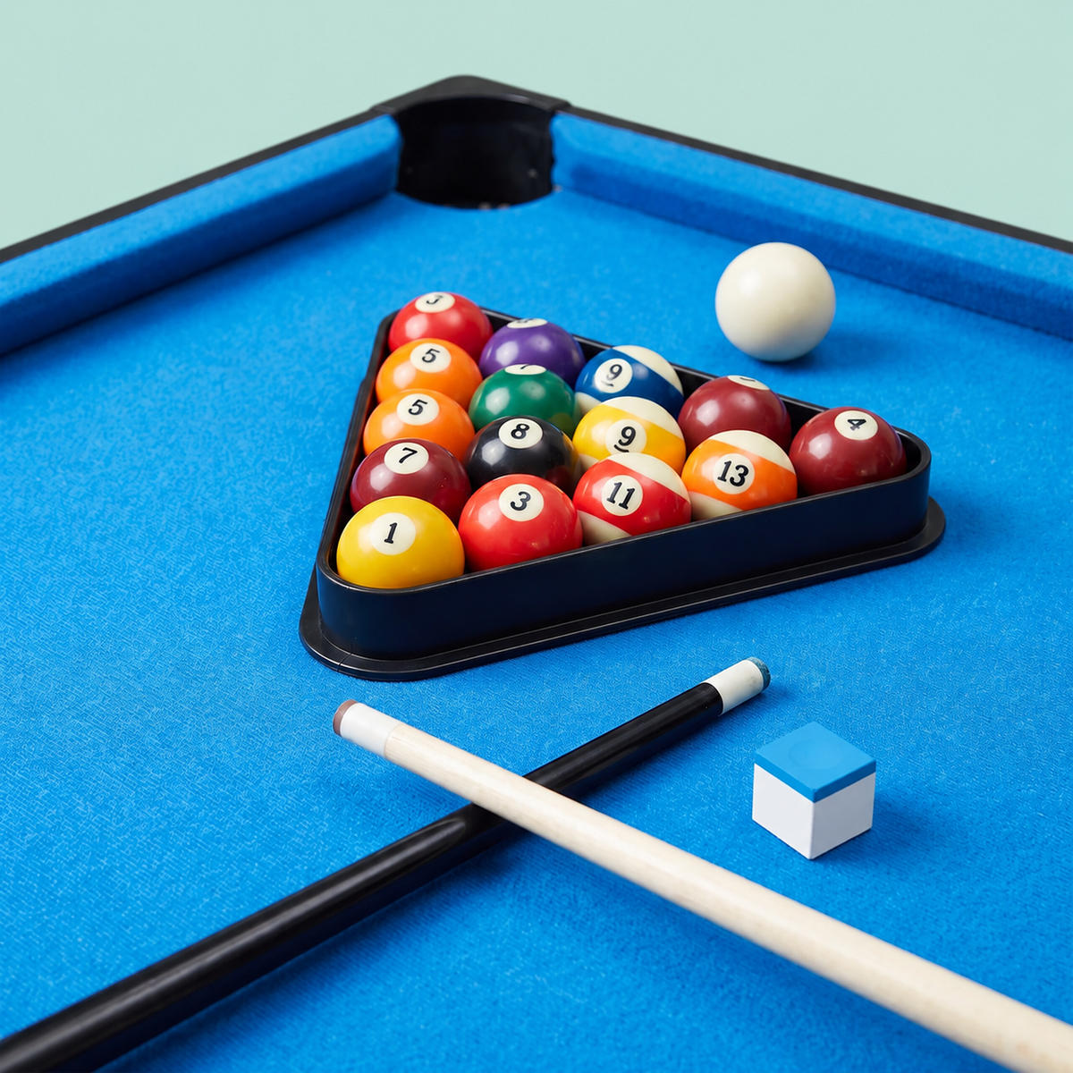 SPIELTISCH Schwarz 4-in-1 klappbar - Multicolor, Holzwerkstoff/Kunststoff (106.5/61cm) - Relaxdays