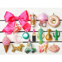 LAALU CHRISTBAUMKUGEL-SET 59 Stück in Luxusbox HAPPY AND PINK für Weihnachtsbäume 120-210 cm - Goldfarben/Rosa, Glas/Kunststoff (55/50/75cm) - LAALU