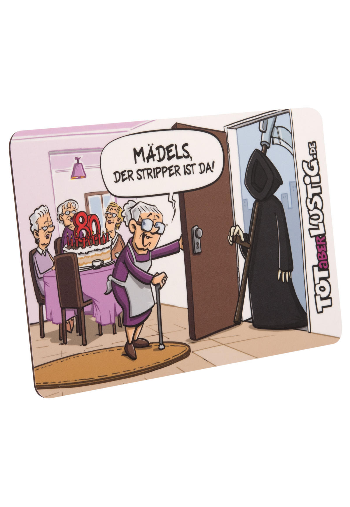 BRETTCHEN Tot aber lustig Der Stripper ist da! Mehrfarbig 14,5 x 23,5 cm - Multicolor, Kunststoff (14.5/23.5cm) - United Labels