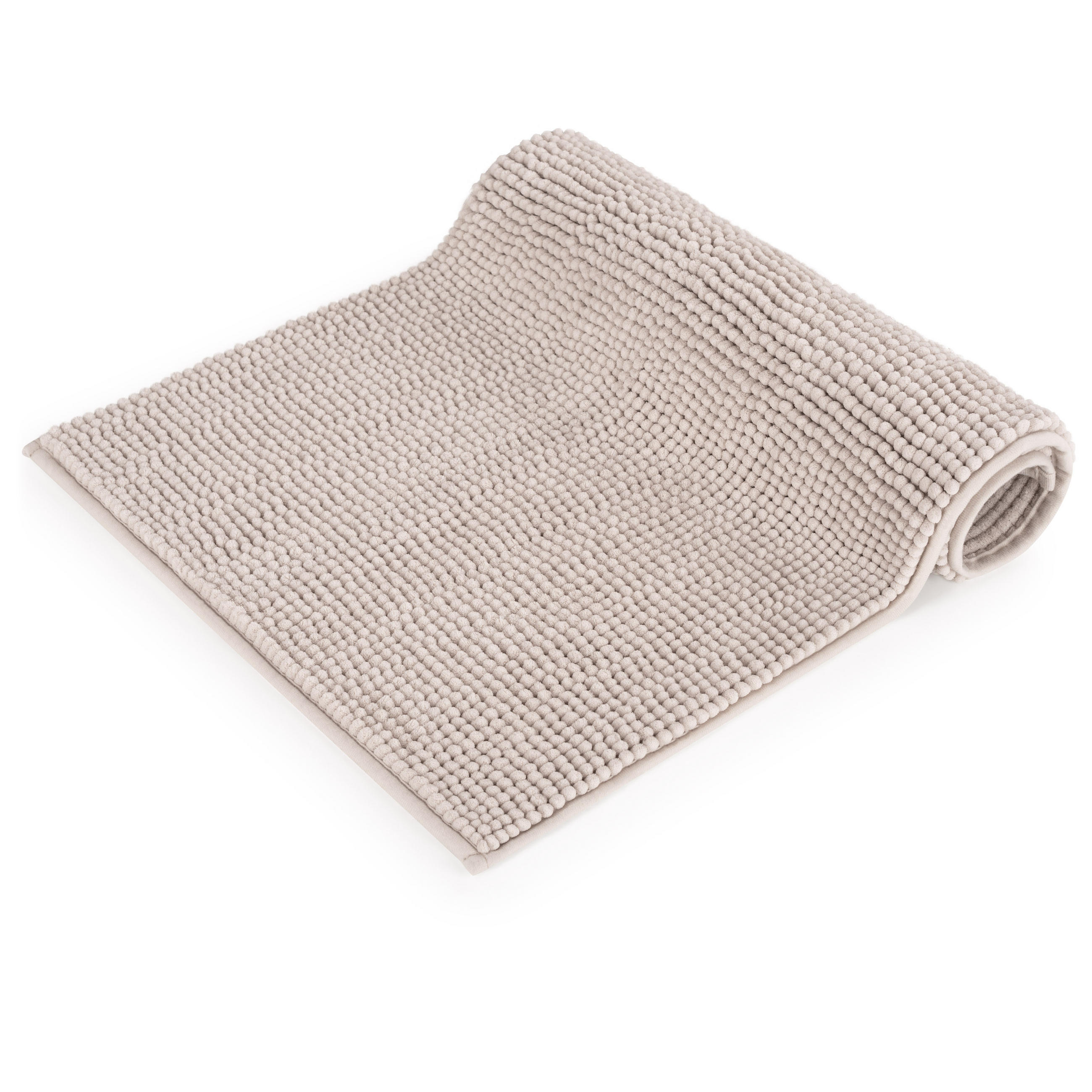 BADEMATTE Chenille 50/80cm, Beige - Beige, Textil (50/80cm) - Blumtal