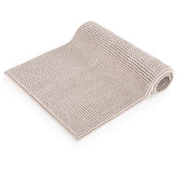 BADEMATTE Chenille 50/80cm, Beige - Beige, Textil (50/80cm) - Blumtal