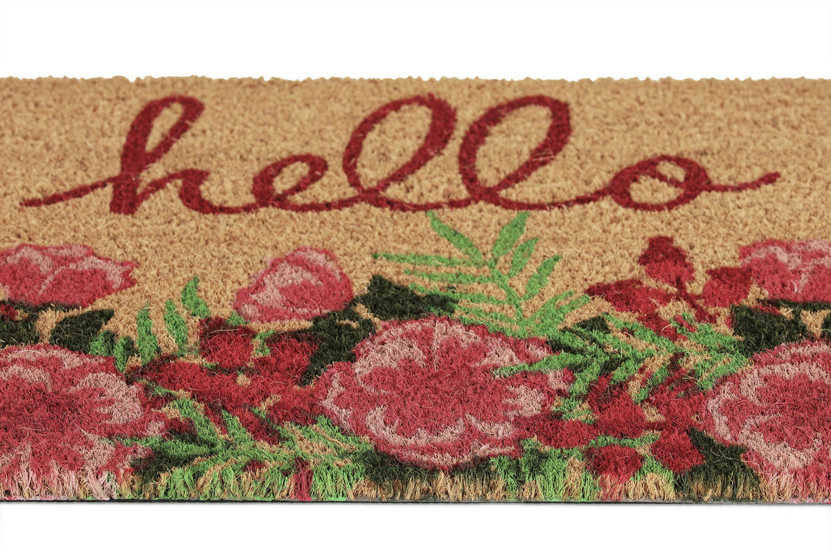 FUSSMATTE - Multicolor, Kunststoff/Textil (60/40cm) - Relaxdays