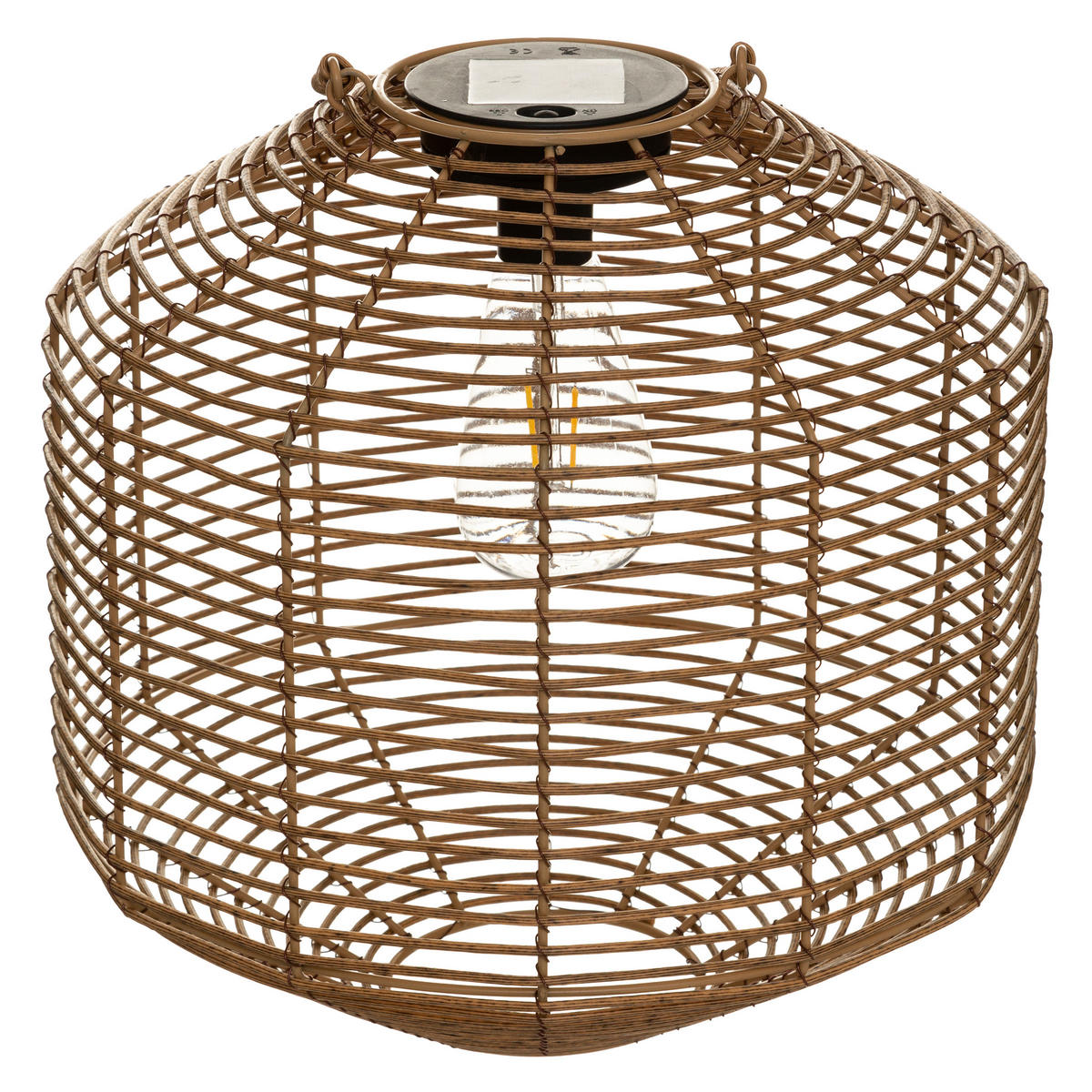 SOLARLATERNE Cuba 30 cm - Braun, Metall (30/30/30cm) - Atmosphera Createur d´interieur