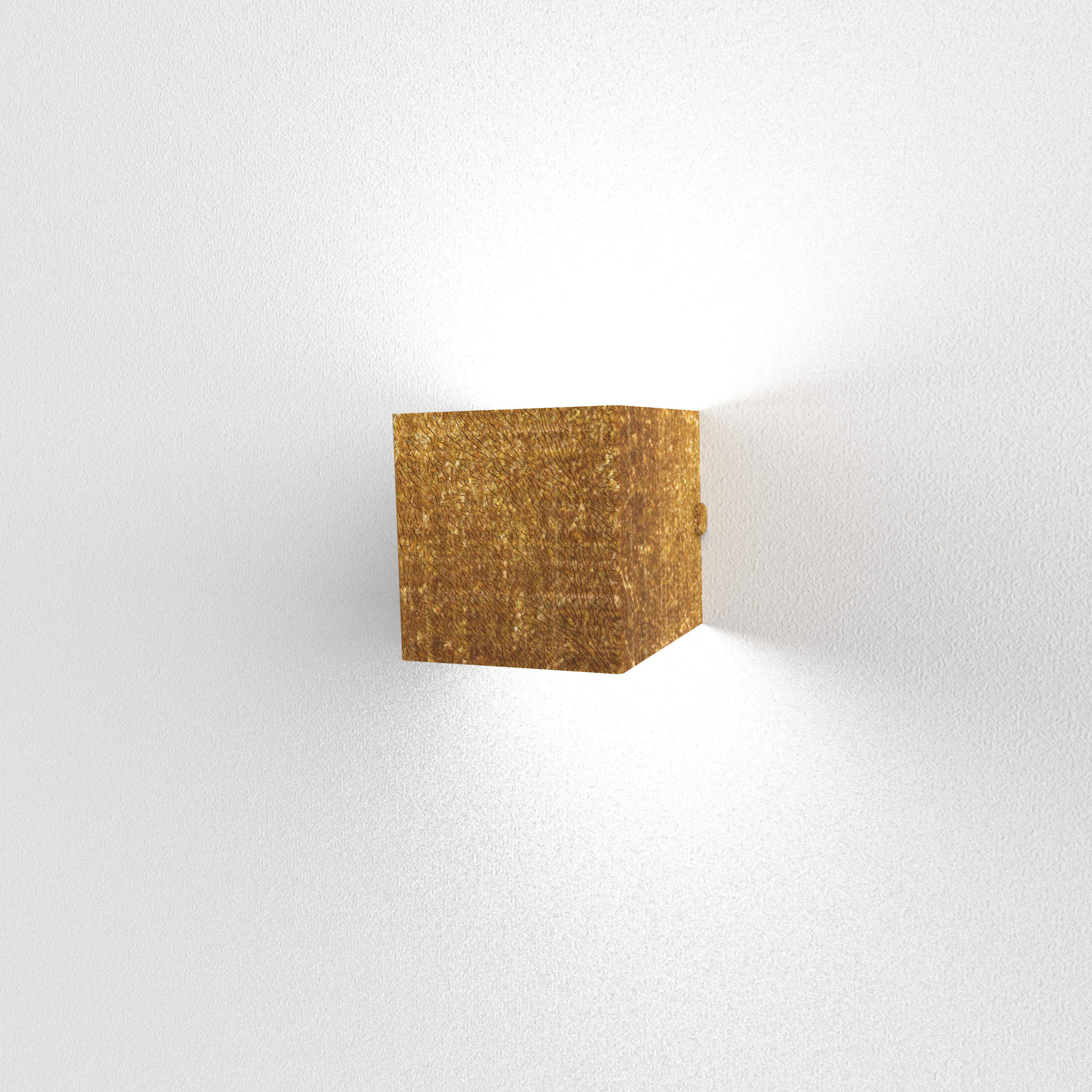 Lumicom Wandleuchte Gold 10x10x10 cm