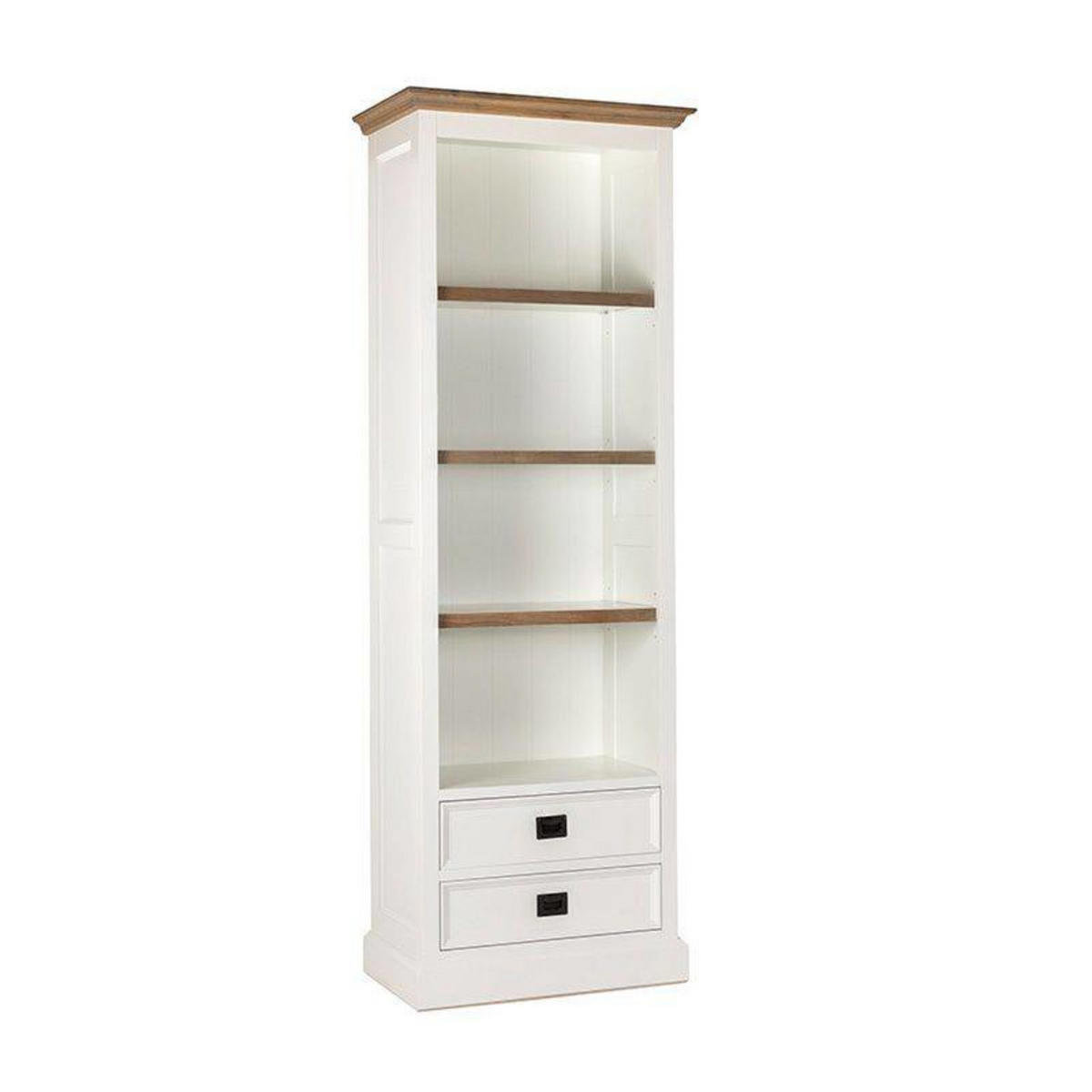 BÜCHERREGAL Cardiff 70x40x200 cm, Holz, Weiß - Weiß, Holz (70/200/40cm) - Richmond