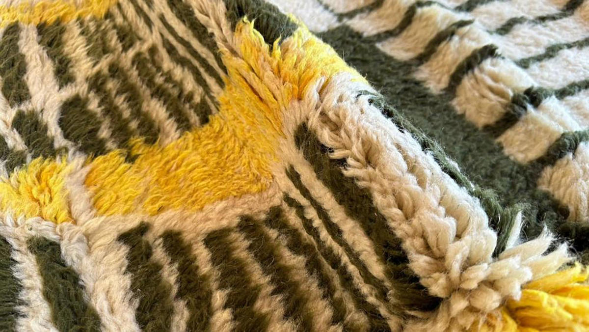 BERBERTEPPICH aus Marokko modern 140x 200 cm - Multicolor, Naturmaterialien (140/200cm) - AFK Living