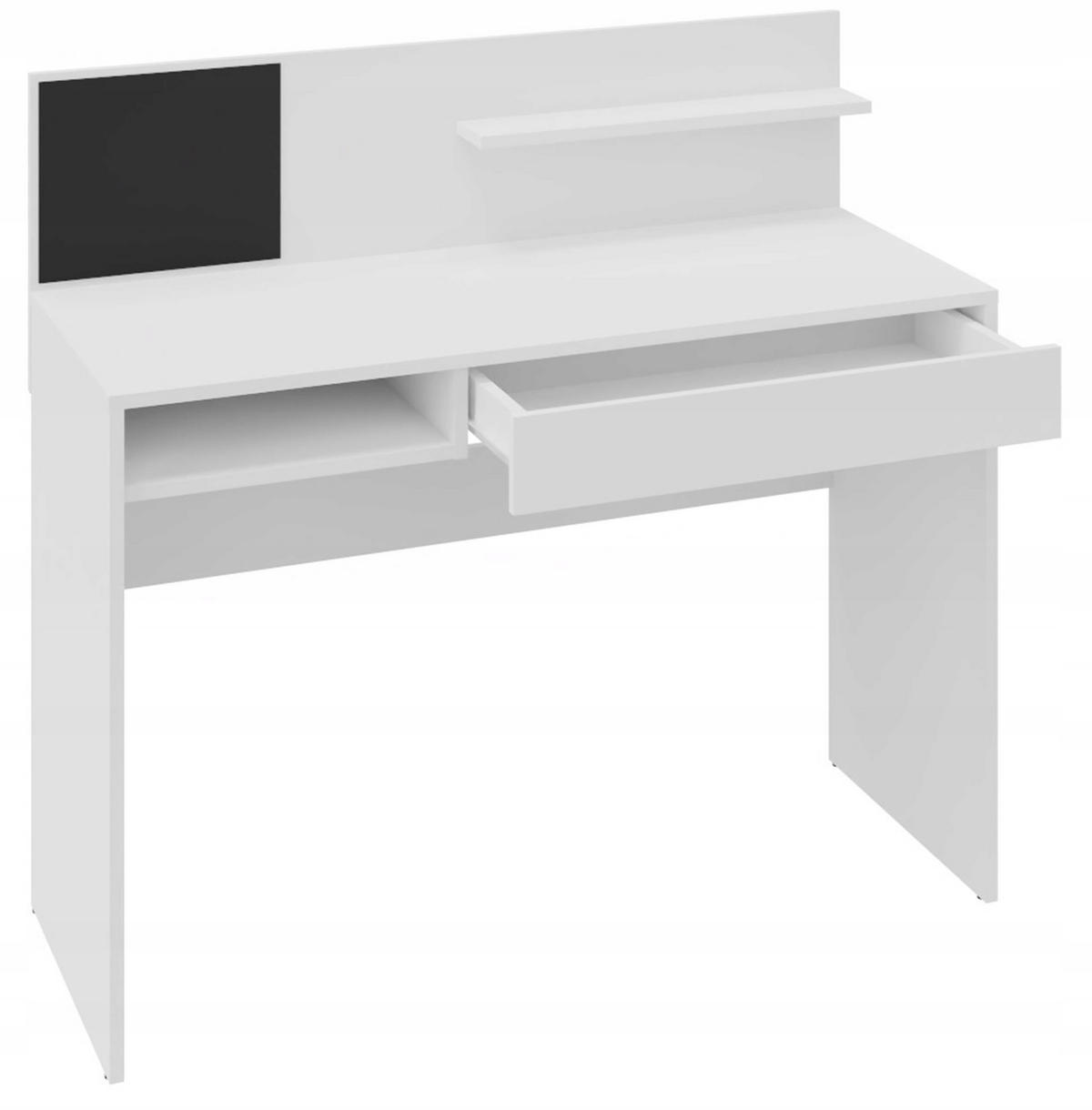 SCHREIBTISCH Magnet Weiß 110/50/103 cm - Weiß, Holzwerkstoff (50/110/103cm) - Matkam Möbel