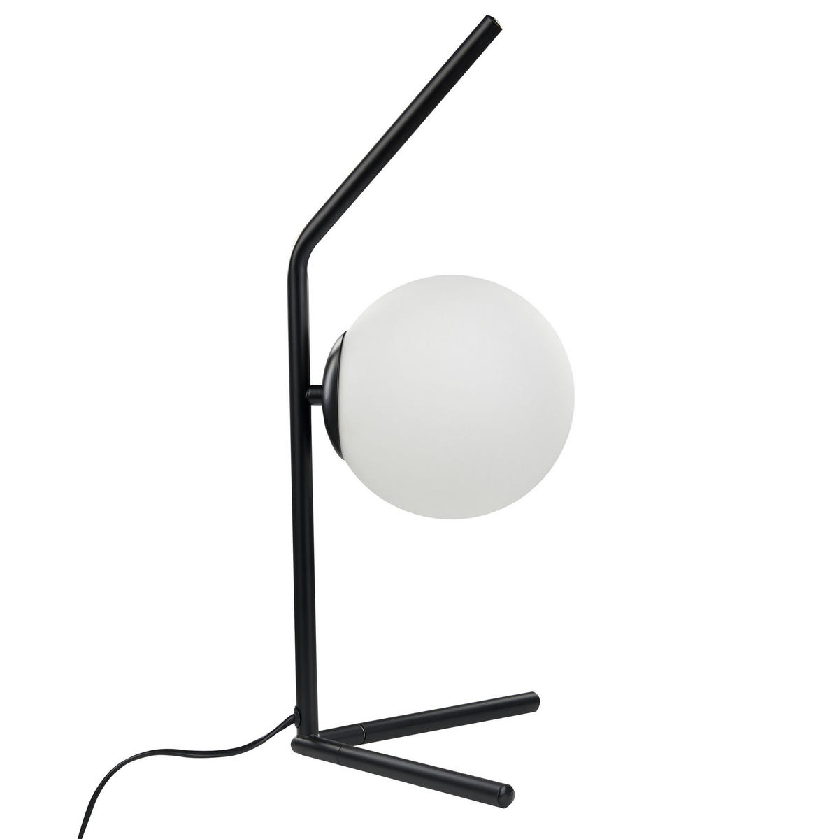 TISCHLAMPE Wapiti 19/15/47 cm - Weiß, Glas (19/15/47cm) - Beliani
