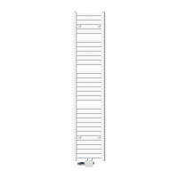 BADHEIZKÖRPER Sahara 300x1800 mm Weiß gerade mit Ventil Universal - Weiß, Metall (30/180/3cm) - LuxeBath