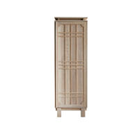 SCHRANK Bodi Natur aus Eiche - Naturfarben, Holz (62/190/50cm) - Tikamoon