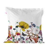 KISSENBEZUG Birds of paradise 80x80 cm - Multicolor, Textil (80/80cm) - Happy Friday