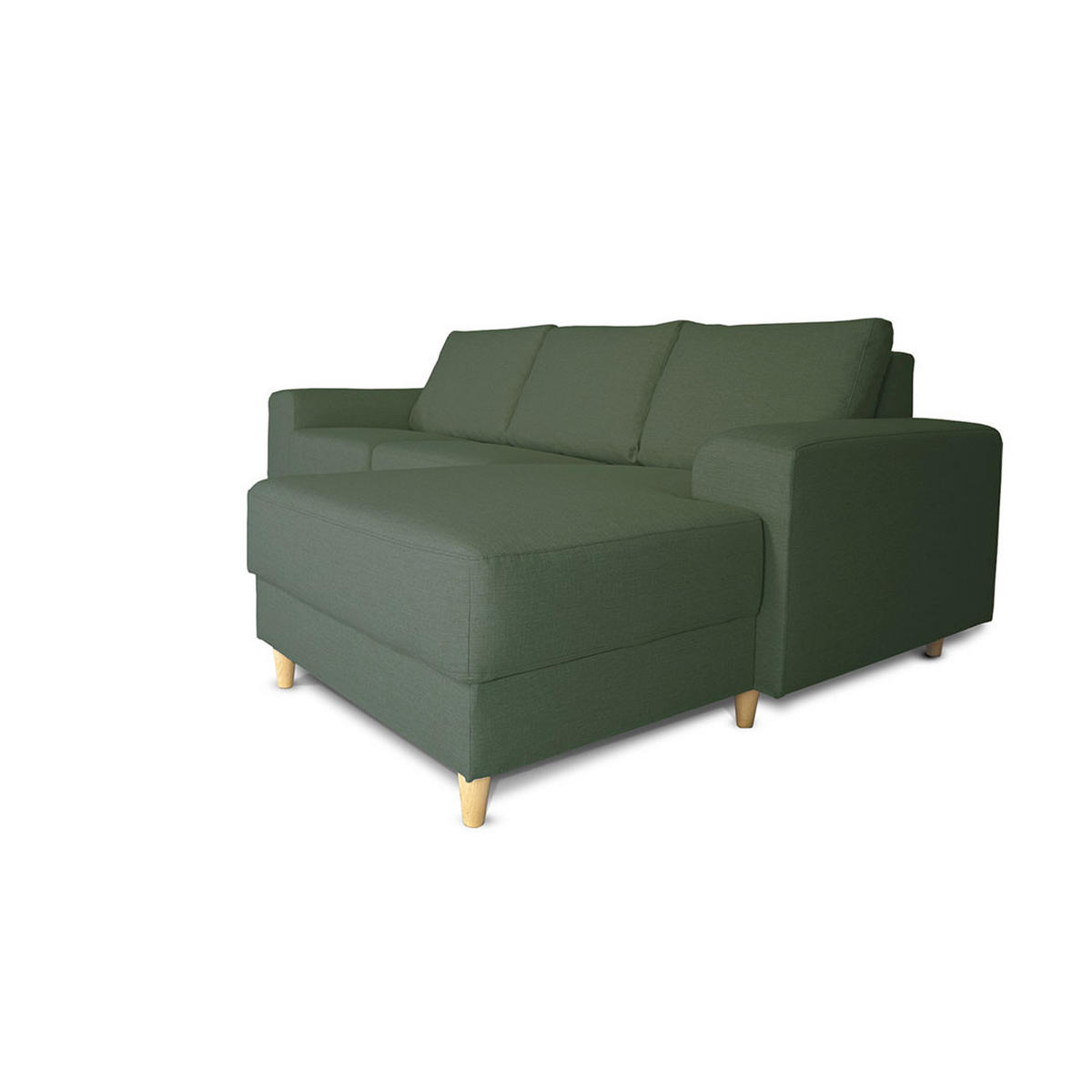 ECKSOFA grün - Grün, Textil (222/148cm) - ebuy24