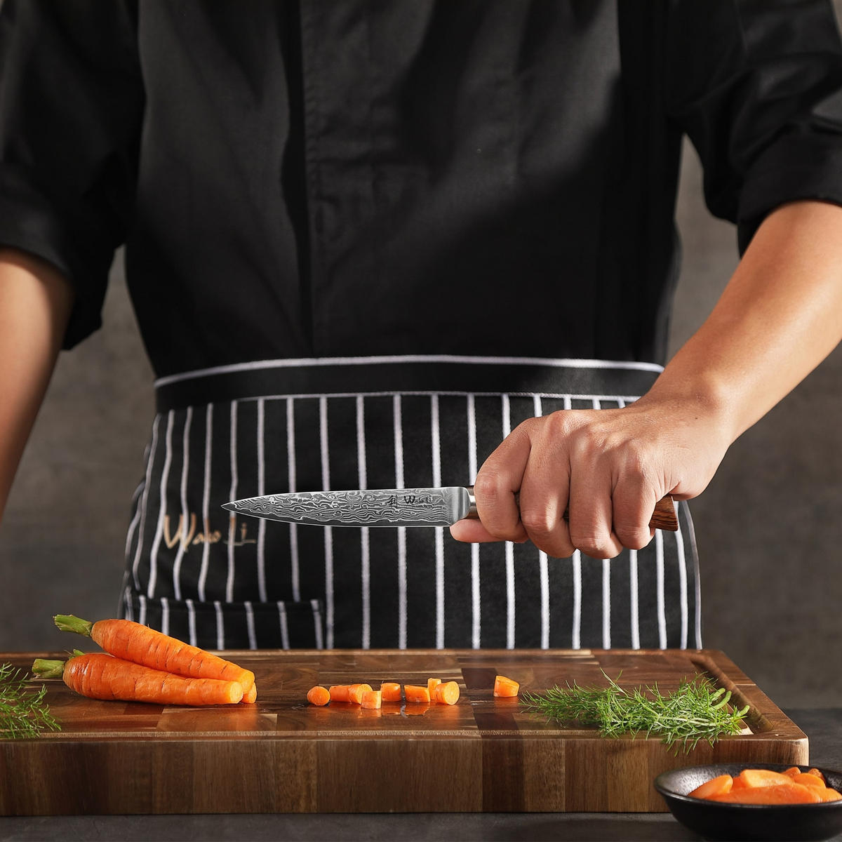 ALLZWECKMESSER 12 cm - Braun, Holz/Metall (24cm) - Wakoli