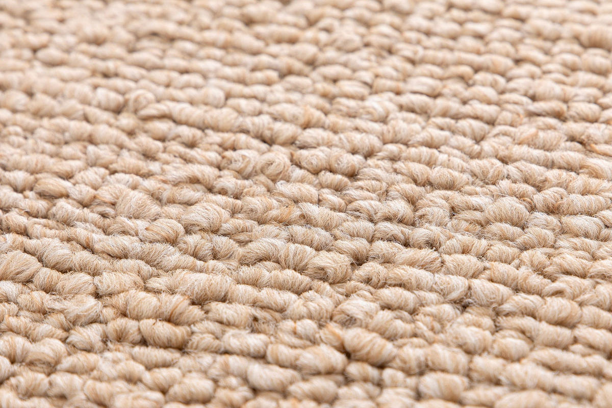 TEPPICH in Uni-Optik mit Schlingenflor beige - Beige, Textil (80/150cm) - AFK Living