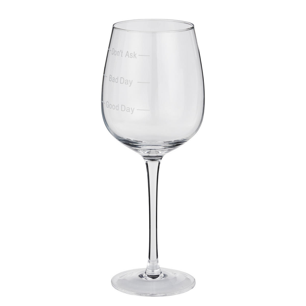 WEINGLAS Don't Ask 480 ml - Transparent, Glas (0.48L) - Butlers