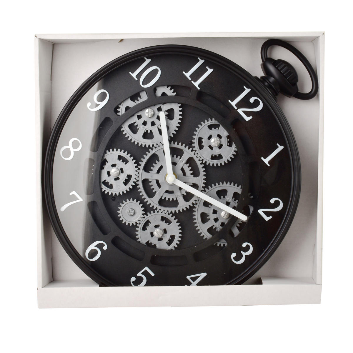 WANDUHR Ramsey Schwarz 30x37x5,5 cm Kunststoff - Schwarz, Kunststoff (5.5/37.5/30cm) - Mondex