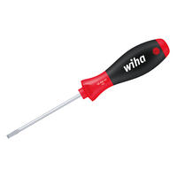 SCHLITZ Schraubendreher SoftFinish 302, DIN ISO 2380, 4,0 x 100 mm - Multicolor, Kunststoff (215/30/30cm) - Wiha