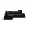 ECKSOFA FOCUS XL L-förmig Konfiguration freistehend LINKS 204x352x98cm Dark grey - Dunkelgrau, Holz/Textil (204/352cm) - DomoHome