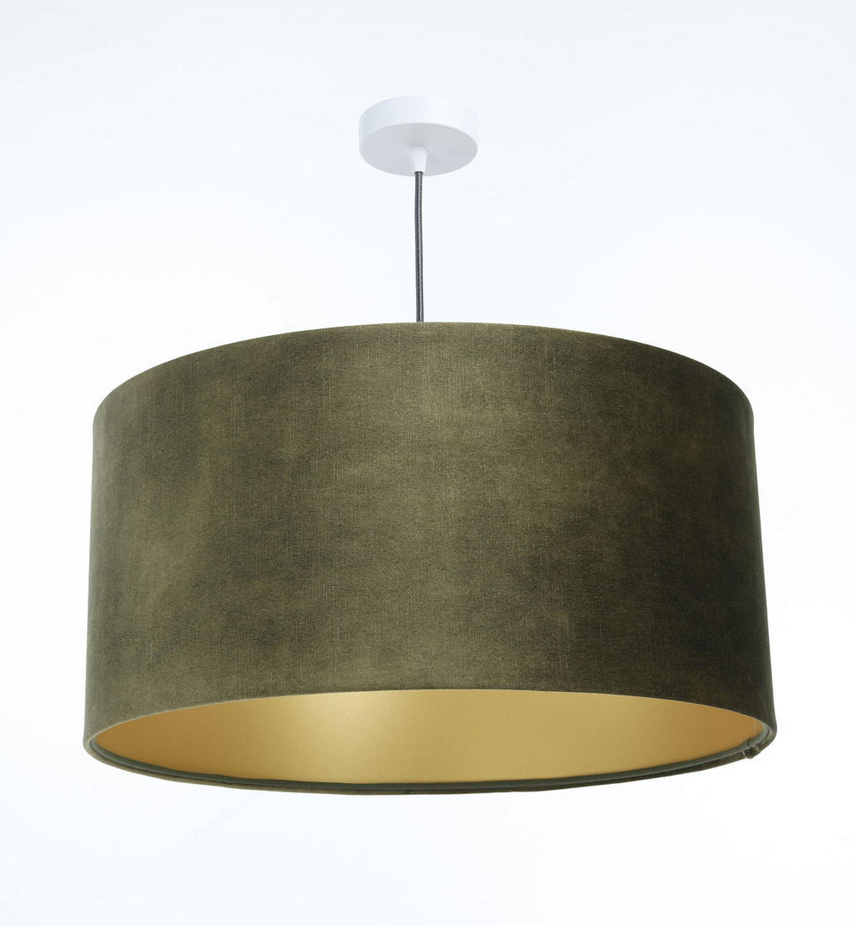 HÄNGELEUCHTE Gold 40/20 cm - Beige/Goldfarben, Kunststoff (40/0.4/20cm) - ONZENO