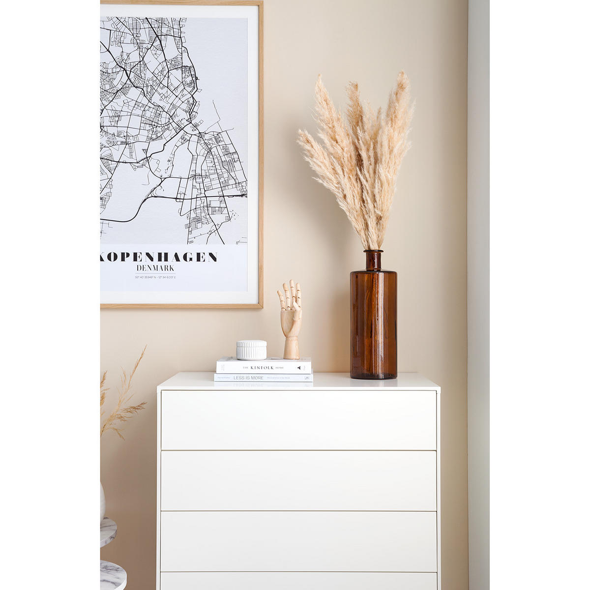 KOMMODE - Weiß, Holzwerkstoff (80/90/45cm) - home24