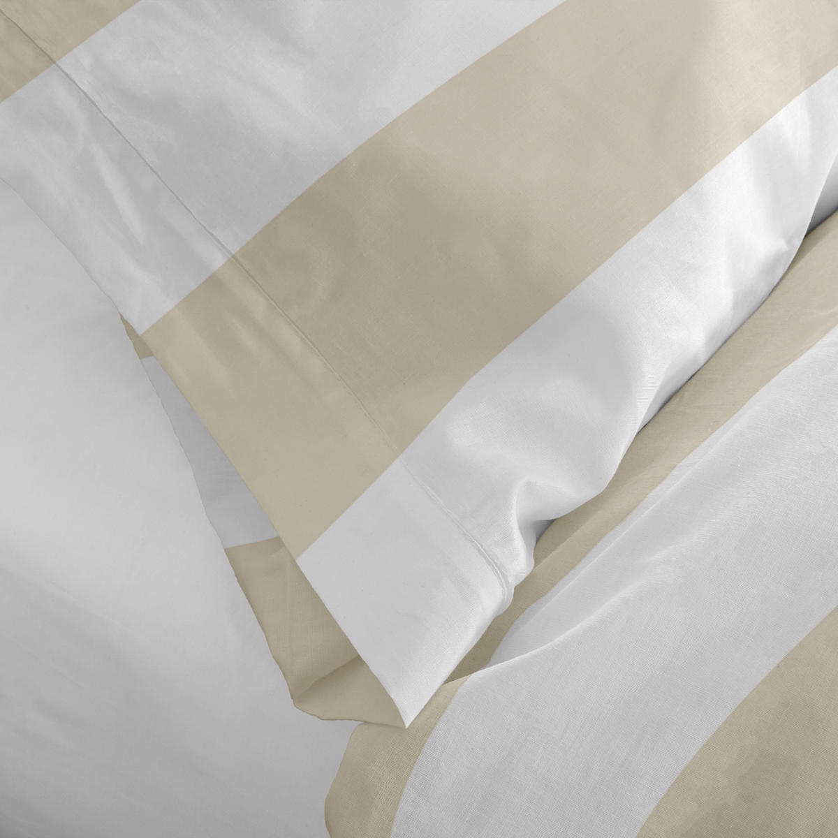 KISSENBEZUG breton 50x75 cm (x2) beige - Beige, Textil (50/75cm) - Happy Friday