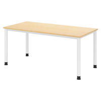 SCHREIBTISCH Serie-H 80/160/74 cm in Ahornfarben/Weiß - Ahornfarben/Weiß, Holzwerkstoff (80/160/74cm) - bümö