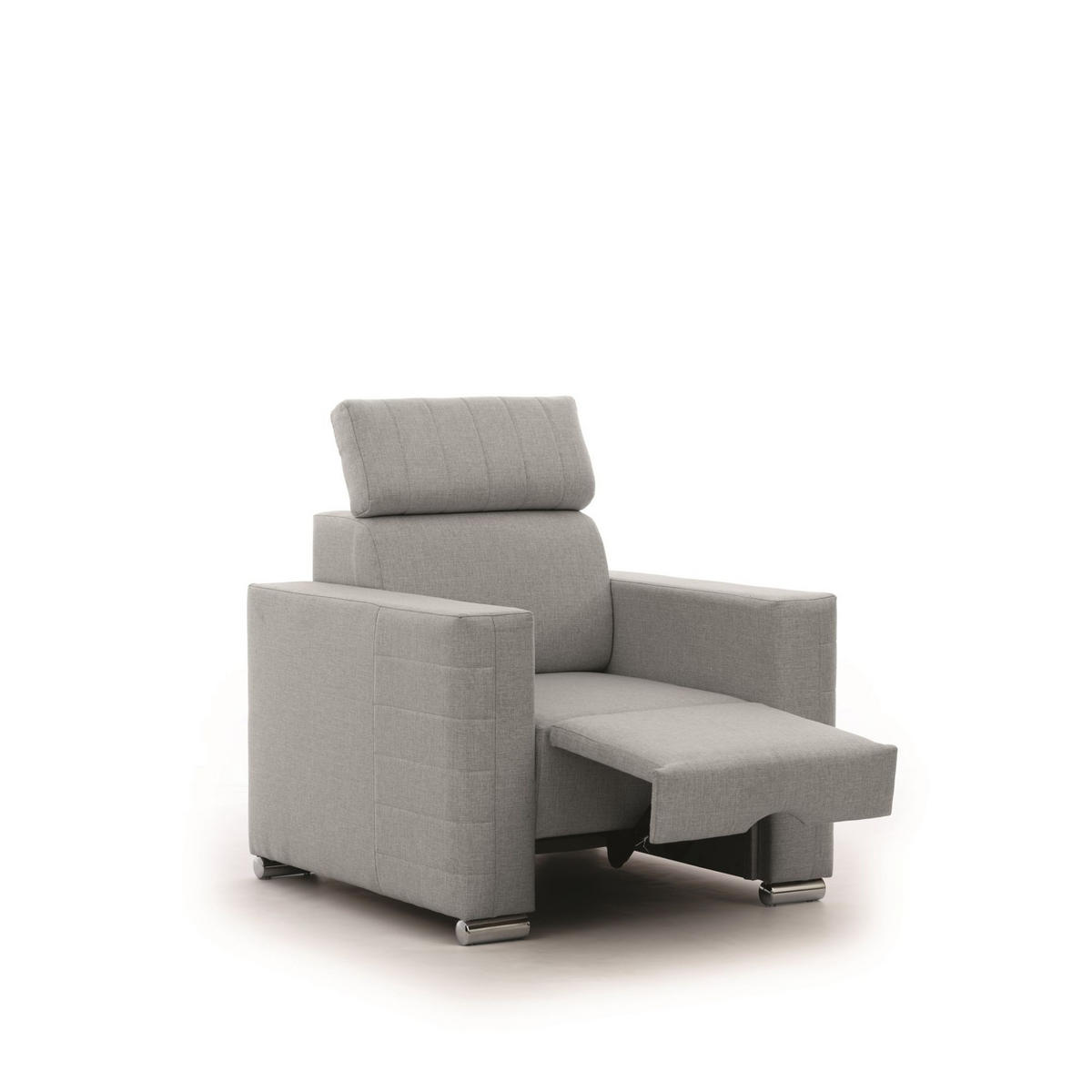 SESSEL Canton In Liverpool - Grau, Holzwerkstoff/Textil (94/92/93cm) - Fun Möbel