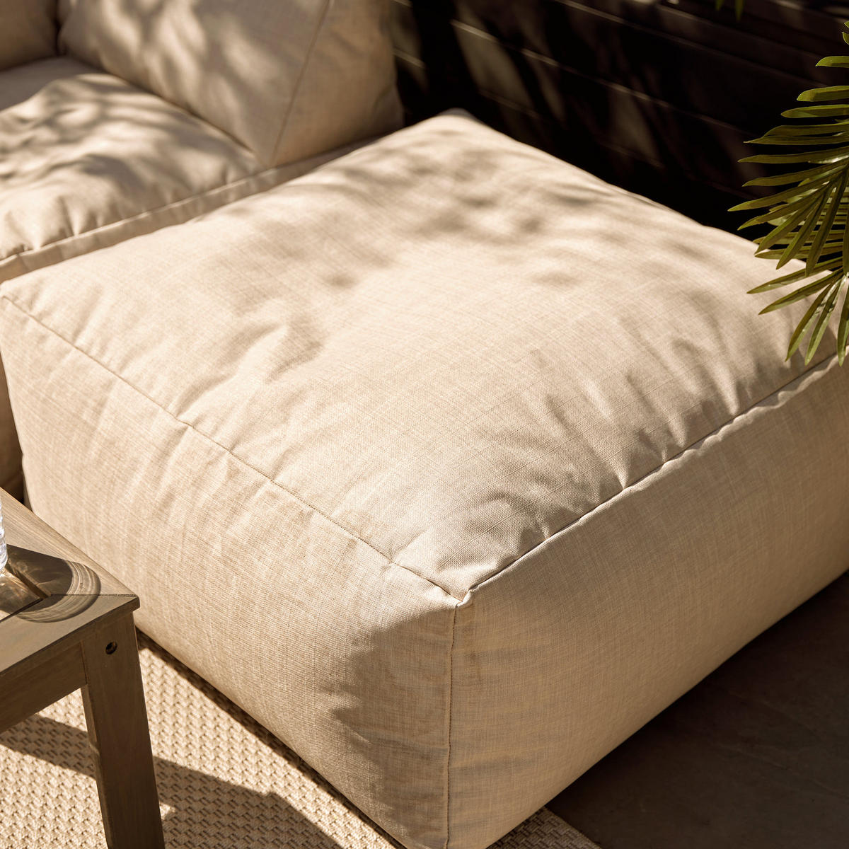 HOCKER Tetra Outdoor - Beige, Kunststoff (88/38/38cm) - icon