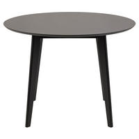 ESSTISCH schwarz - Schwarz, Holzwerkstoff (105/105/76cm) - ebuy24