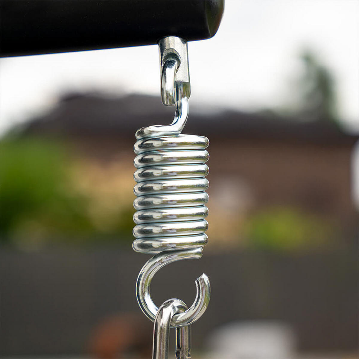 HÄNGESESSEL CADEIRA - Hellgrau, 1-Sitzer - Hellgrau, Kunststoff/Metall (114/123/72cm) - Home Deluxe