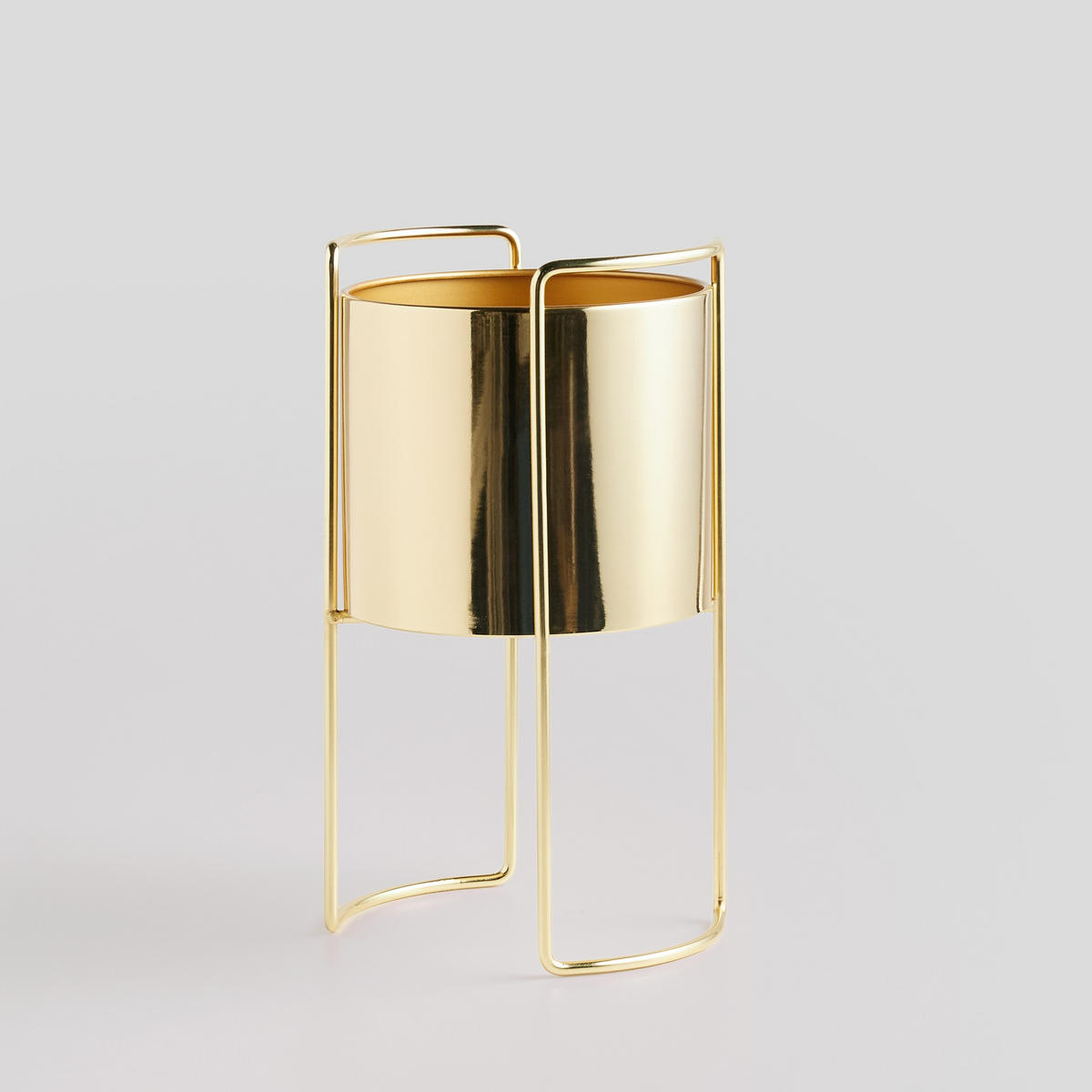 BLUMENTOPFABDECKUNG Zenaria - Goldfarben, Metall (21/40cm) - home&you