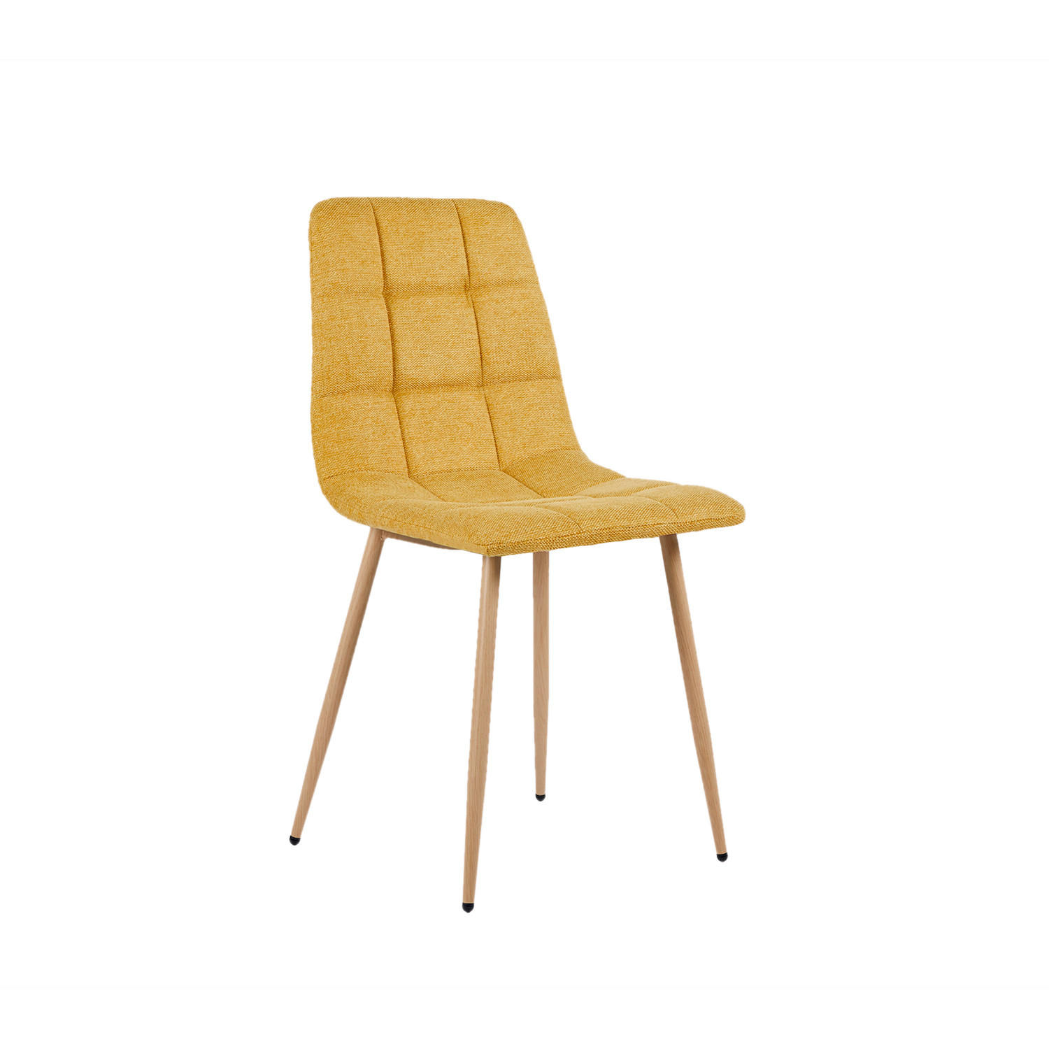 Klast Home Esszimmerstuhl Dunkelgelb 43x88x56 cm