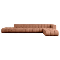 ECKSOFA modulares Sofa Zuvon-L3 - 478x177x70 cm Apricot - Koralle, Holzwerkstoff/Textil (478/177cm) - ALTDECOR