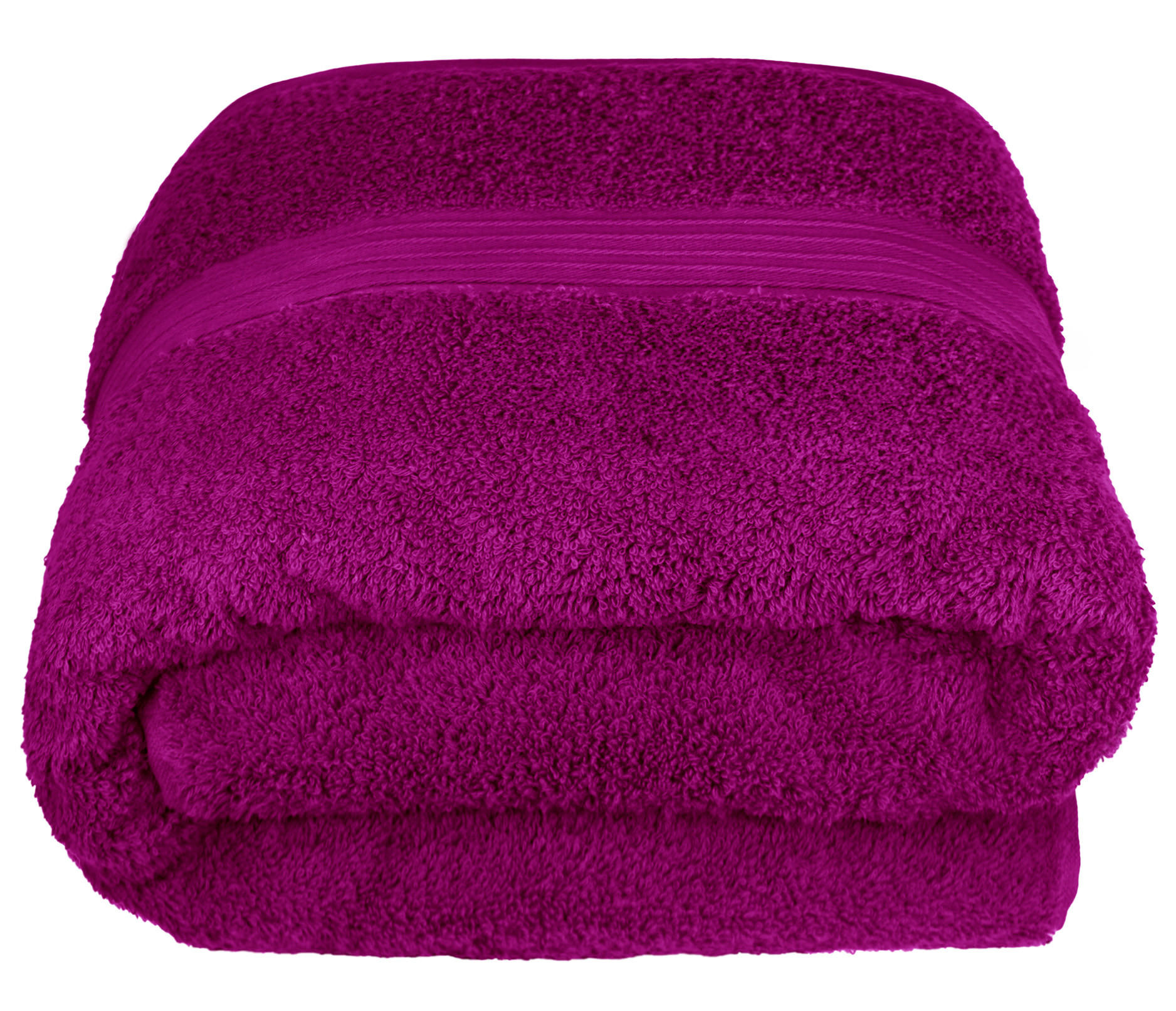 BADETUCH Linz Orchidee Violett 100x200 cm - Violett, Textil (100/200cm) - Lashuma