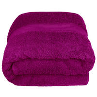 BADETUCH Linz Orchidee Violett 100x200 cm - Violett, Textil (100/200cm) - Lashuma