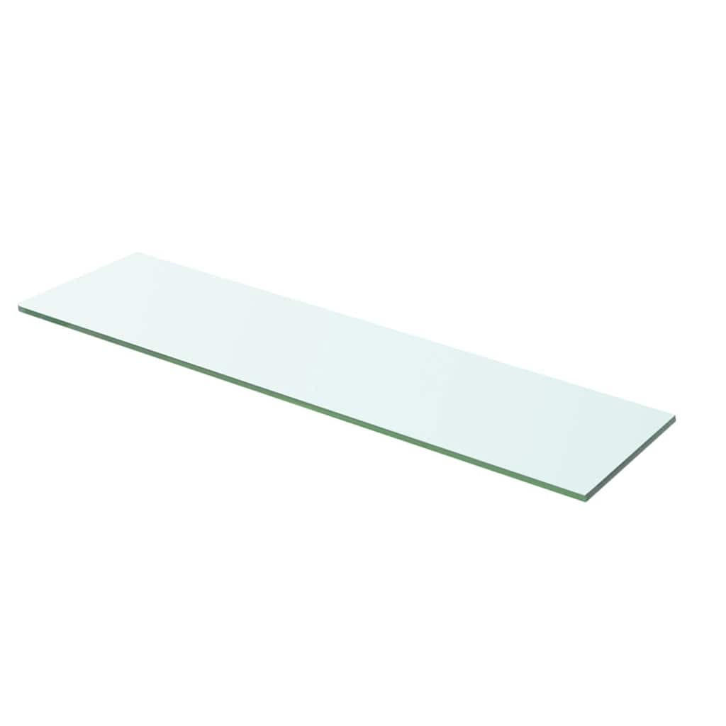 REGALBODEN Glas Transparent 60/12 Cm - Transparent, Glas (12/0.8/60cm) - vidaXL
