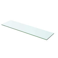 REGALBODEN Glas Transparent 60/12 Cm - Transparent, Glas (12/0.8/60cm) - vidaXL