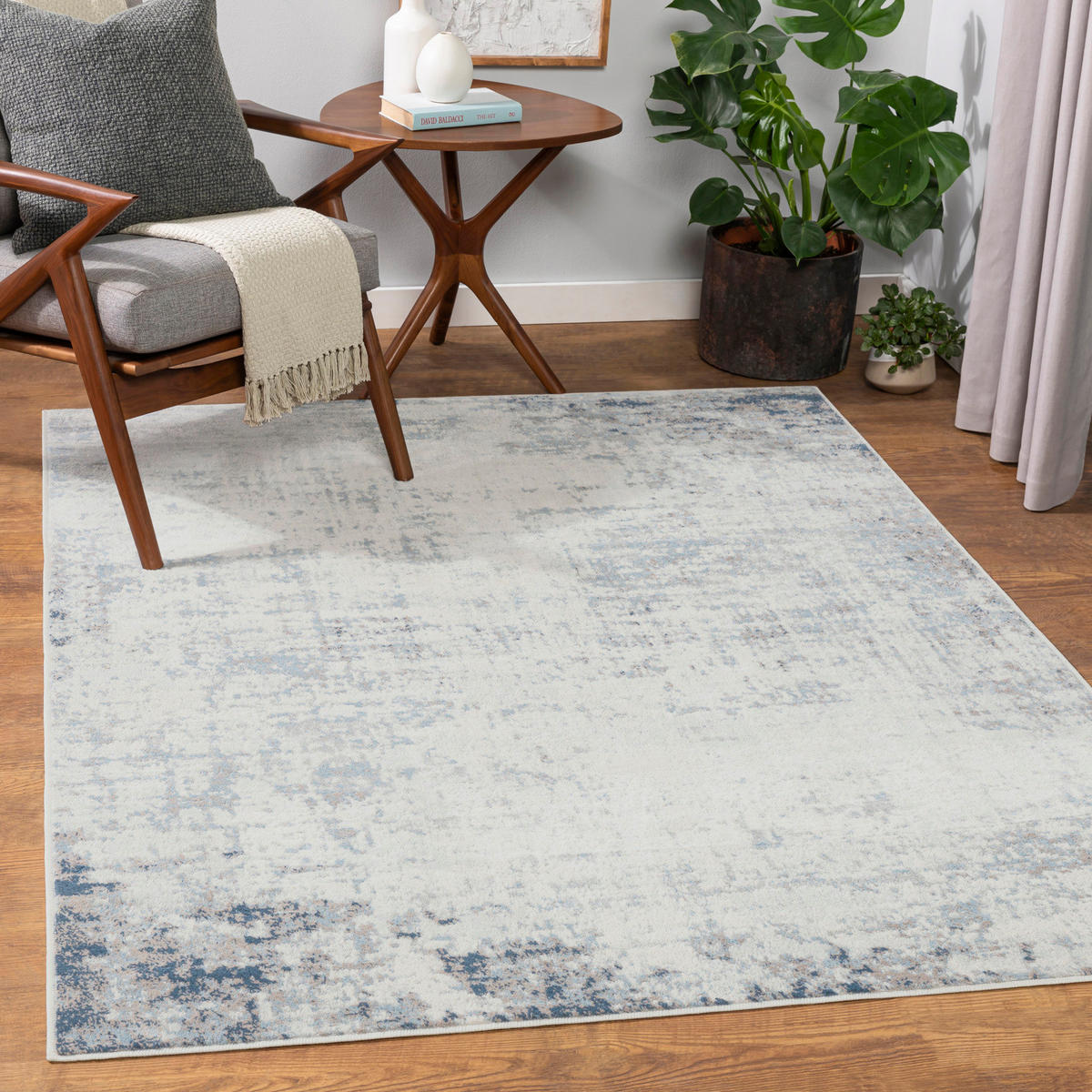 KURZFLORTEPPICH 160/215 cm Dunkelblau - Blau, Naturmaterialien/Textil (160/215cm) - LIVABLISS