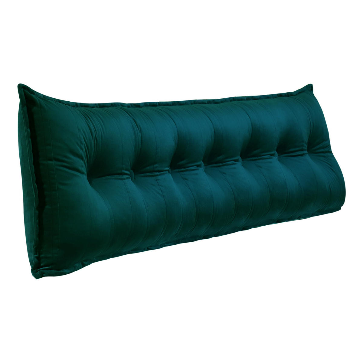 RÜCKENKISSEN Samtlook Grün 200 cm - Grün, Textil (45/200cm) - Vercart
