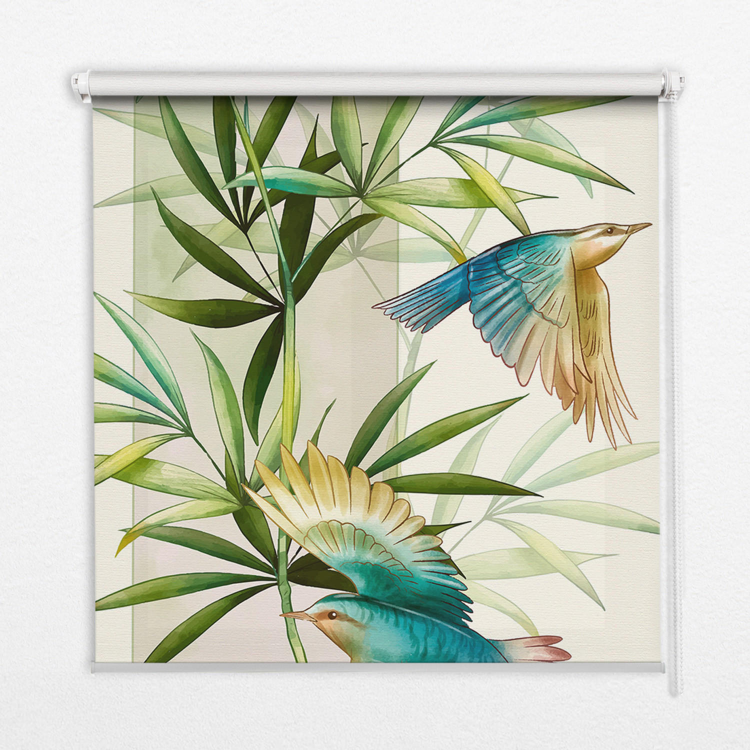 TULUP VNITŘNÍ roleta - okenní roleta - roleta - 70x140 cm - Ptáci v listí