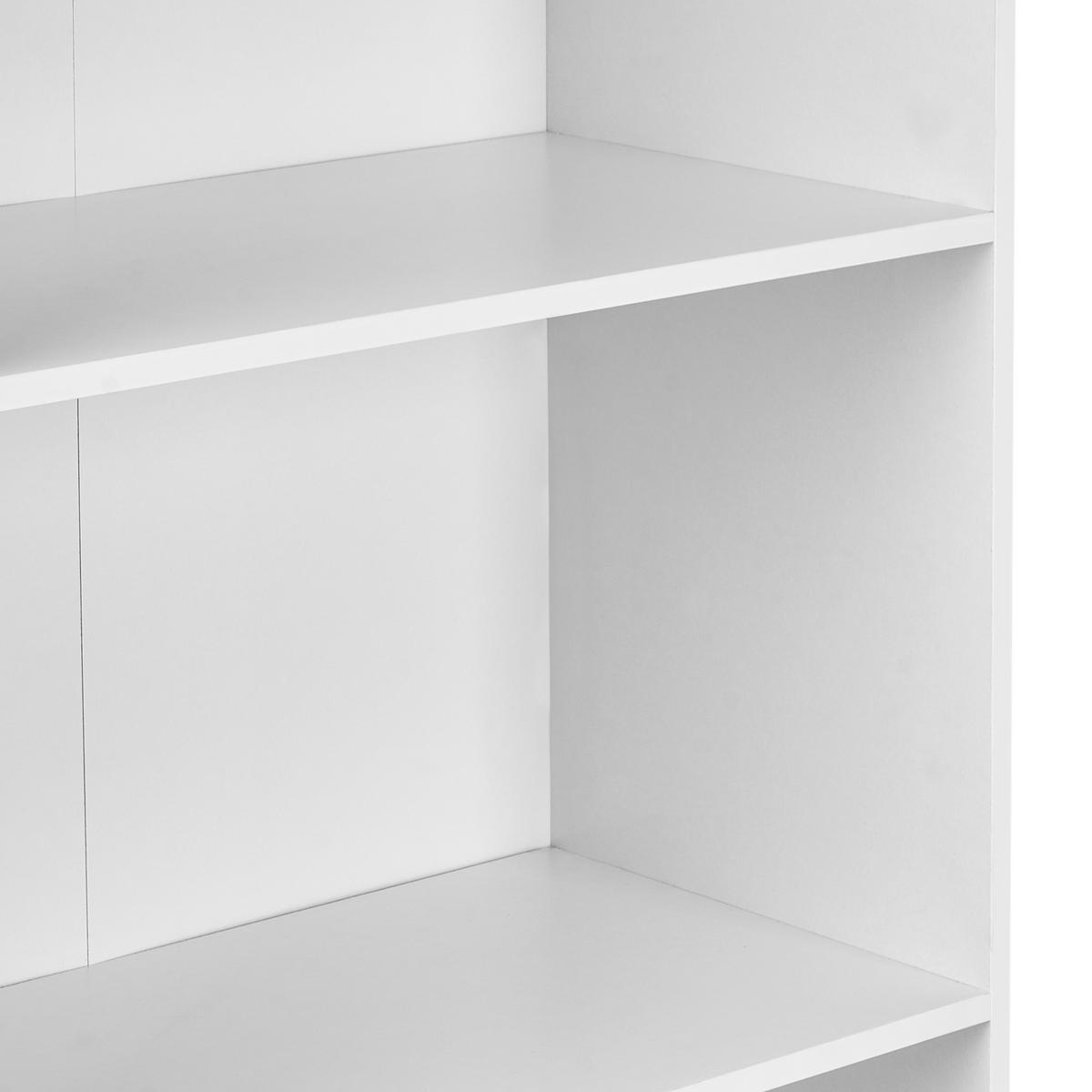 BÜCHERREGAL mit 5 Ebenen 174 cm Weiß Winnipeg - Weiß, Holzwerkstoff (55/174/30cm) - Beliani