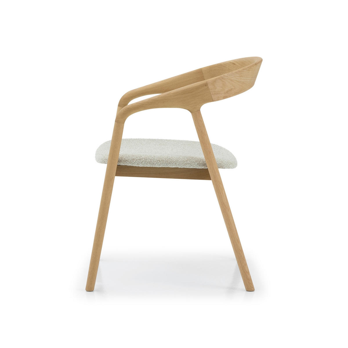 ESSZIMMERSTUHL Celeste beiger Sitz - Beige, Holz (53/80/62cm) - WOODEK